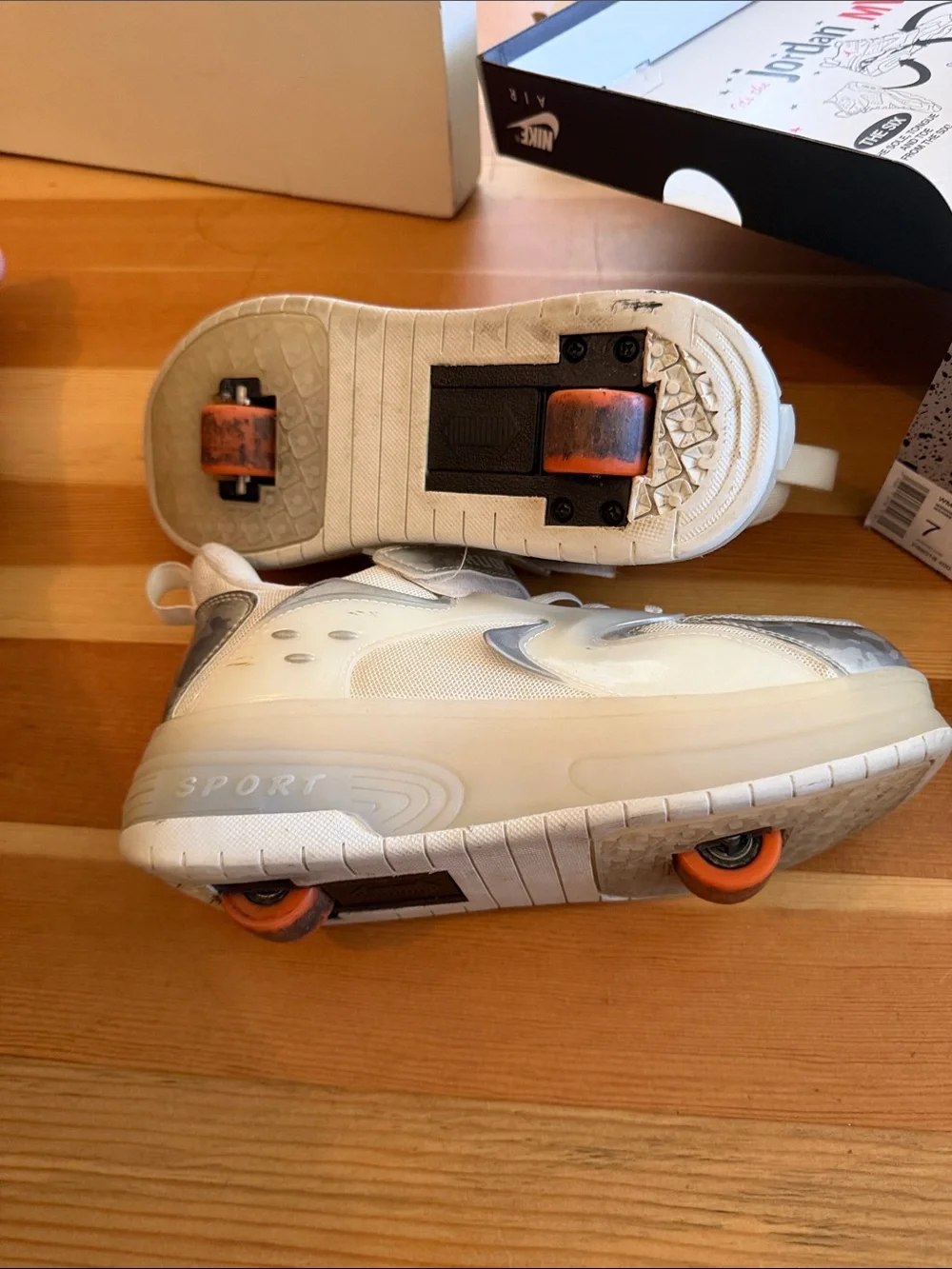 Bundle New in box women’s Jordan MVP and rollershoes